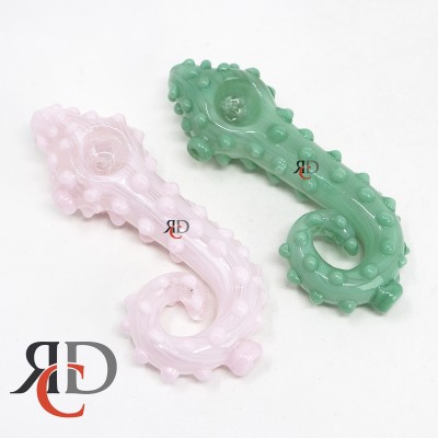 GLASS PIPE HIGH END SLIME COLOR TENTACLE GP7608 1CT